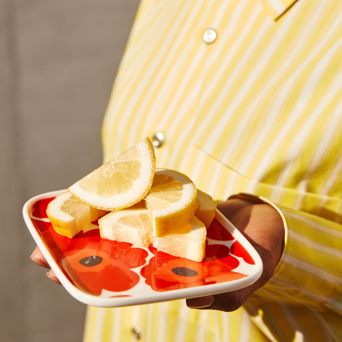 Marimekko Unikko Red Small Plate Marimekko Sale