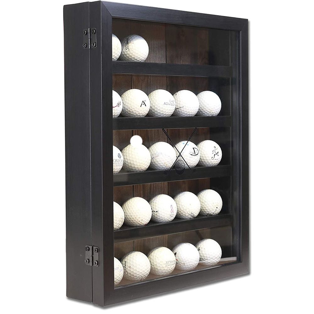 25 Golf Ball Shadow Box Display Case