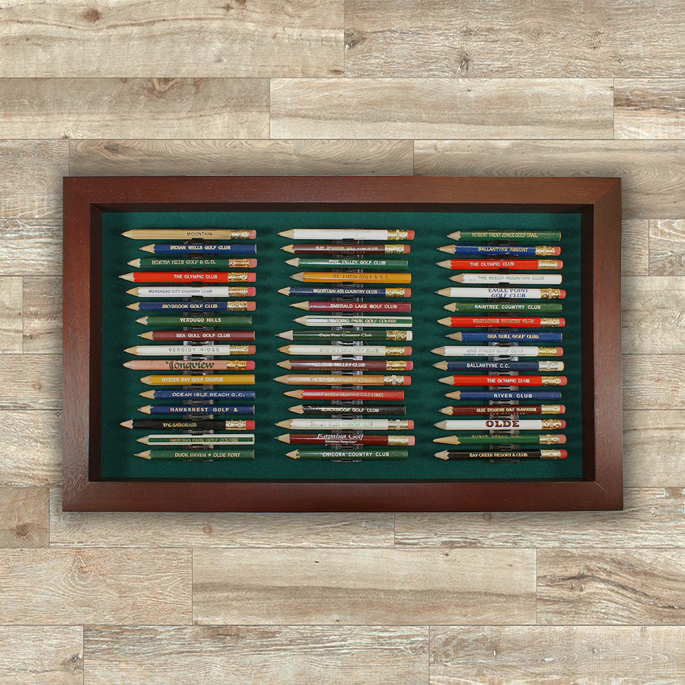 48 Golf Pencil Display Case Cherry