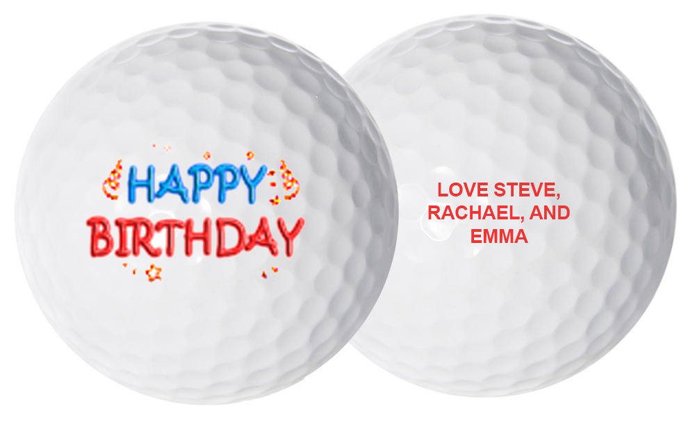 Happy Birthday Golf Gift Basket