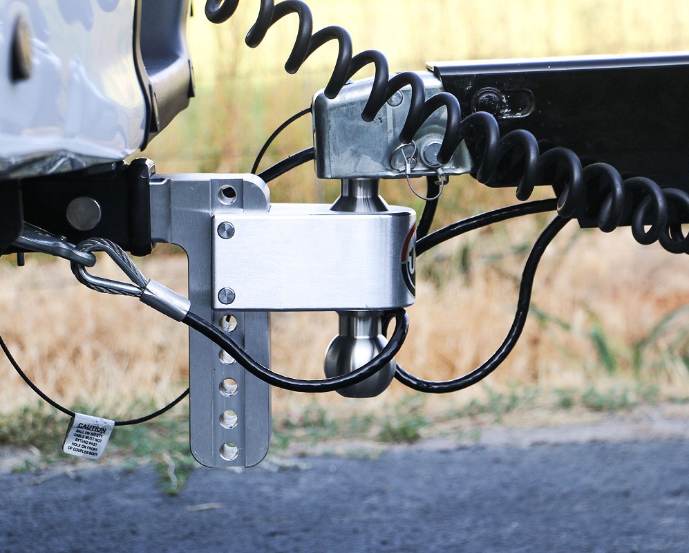 180 Turnover Ball Trailer Hitch Ball Mount w/ Lock by Weigh Safe 180