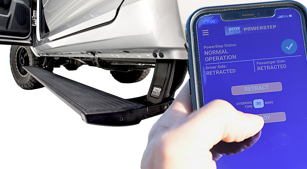 Smart Series PowerStep Electric Running Boards for Chevy and GMC by AMP