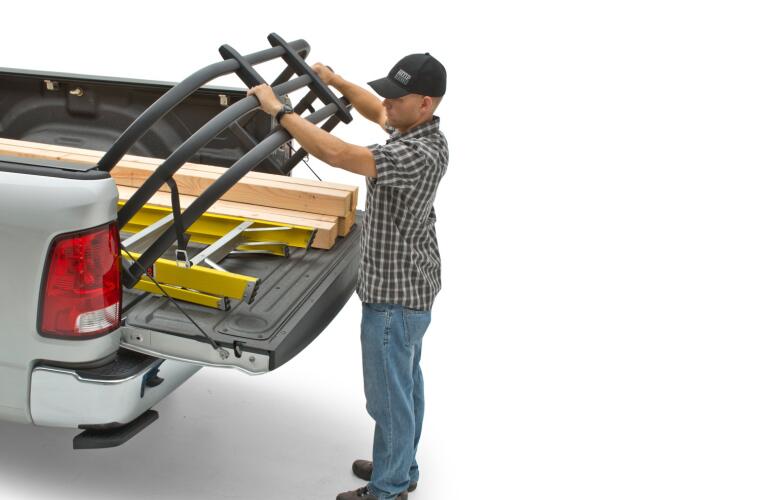 Bed XTender Flipping Truck Bed Extender by AMP Research for Ford F250
