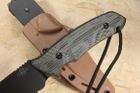 Attleboro Knife - Desert Tan Sheath - Serrated