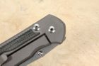 Chris Reeve Knives - Large Sebenza 31 Black Canvas Micarta Inlay