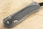 Chris Reeve Knives - Large Sebenza 31 Black Canvas Micarta Inlay