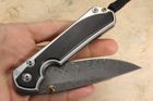 Chris Reeve Large Sebenza 31 Bog Oak & Boomerang Damascus #9