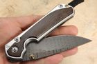 Chris Reeve Large Sebenza 31 Bog Oak & Ladder Damascus #2