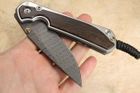 Chris Reeve Large Sebenza 31 Bog Oak & Ladder Damascus #2