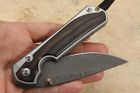 Chris Reeve Large Sebenza 31 Macassar Ebony & Ladder Damascus #1