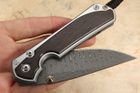 Chris Reeve Large Sebenza 31 Bog Oak & Ladder Damascus #6