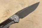 Chris Reeve Large Sebenza 31 Bog Oak & Ladder Damascus #10