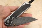 Chris Reeve Large Sebenza 31 Bog Oak & Ladder Damascus #1