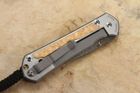 Chris Reeve Large Sebenza 31 Box Elder & Raindrop Damascus #6
