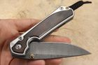 Chris Reeve Large Sebenza 31 Macassar Ebony & Ladder Damascus #5