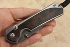 Chris Reeve Large Sebenza 31 Macassar Ebony & Ladder Damascus #5
