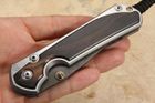 Chris Reeve Large Sebenza 31 Macassar Ebony & Ladder Damascus #6
