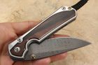 Chris Reeve Large Sebenza 31 Macassar Ebony & Ladder Damascus #7