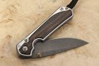 Chris Reeve Large Sebenza 31 Macassar Ebony & Ladder Damascus #9