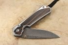 Chris Reeve Large Sebenza 31 Macassar Ebony & Ladder Damascus #10
