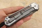 Chris Reeve Large Sebenza 31 Macassar Ebony & Ladder Damascus #10