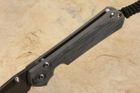 Chris Reeve Small Sebenza 31 Black Micarta & Ladder Damascus