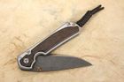 Chris Reeve Small Sebenza 31 Bog Oak & Boomerang Damascus #5