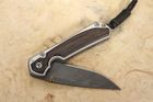 Chris Reeve Small Sebenza 31 Bog Oak & Boomerang Damascus #10