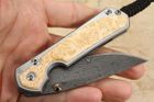 Chris Reeve Small Sebenza 31 Box Elder & Boomerang Damascus #2
