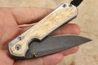 Chris Reeve Small Sebenza 31 Box Elder & Boomerang Damascus #11