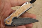 Chris Reeve Small Sebenza 31 Box Elder & Boomerang Damascus #4