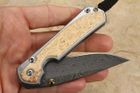 Chris Reeve Small Sebenza 31 Box Elder & Boomerang Damascus #6