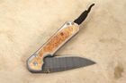 Chris Reeve Small Sebenza 31 Box Elder & Ladder Damascus #4