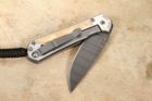 Chris Reeve Small Sebenza 31 Box Elder & Ladder Damascus #5