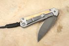 Chris Reeve Small Sebenza 31 Box Elder & Ladder Damascus #6