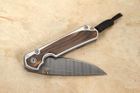 Chris Reeve Small Sebenza 31 Macassar Ebony and Ladder Damascus #6