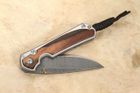 Chris Reeve Small Sebenza 31 Macassar Ebony and Ladder Damascus #7