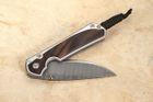 Chris Reeve Small Sebenza 31 Macassar Ebony and Ladder Damascus #9