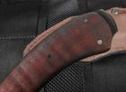 Winkler Crusher Belt Knife - Maple Handle - Leather Sheath