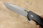 Rick Hinderer XM-18 3.5" Harpoon Spanto Dark Gray Tri-Way Pivot