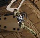 Spartan Blades Enyo Flat Dark Earth - Neck Knife Fixed Blade