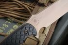 Spartan Blades Horkos - Dark Earth Blade & Black Micarta Tactical Fixed Blade