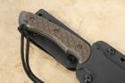 Spartan Blades Horkos - Flat Black & Green Micarta - Kydex Sheath