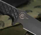 Spartan Blades Horkos - Flat Black & Black Micarta Tactical Fixed Blade