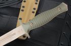 Spartan Blades Les George V14 Dagger - Flat Dark Earth and Green