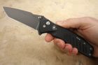 Spartan Blades Pallas Tanto Black Out Flipper Folding Knife