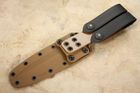 Spartan Harsey Dagger - FDE Blade / Black Handle - FDE Kydex Sheath