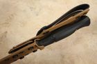 Spartan Harsey Dagger - FDE Blade / Black Handle - FDE Kydex Sheath