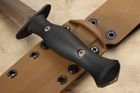 Spartan Harsey Dagger - FDE Blade / Black Handle - FDE Kydex Sheath