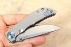 Spartan Harsey Folder 3.25" S45VN Steel - Blue Anodized